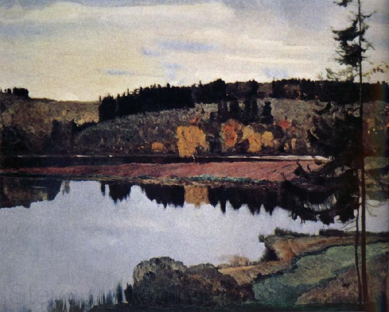 Nesterov Nikolai Stepanovich The Spring landscape Norge oil painting art